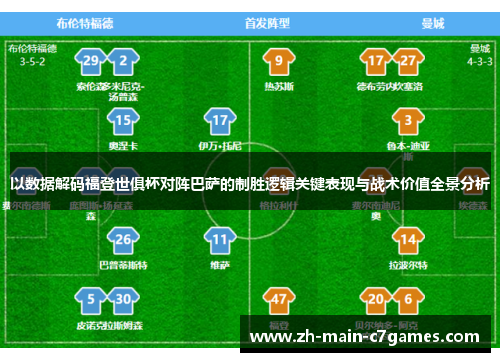 以数据解码福登世俱杯对阵巴萨的制胜逻辑关键表现与战术价值全景分析